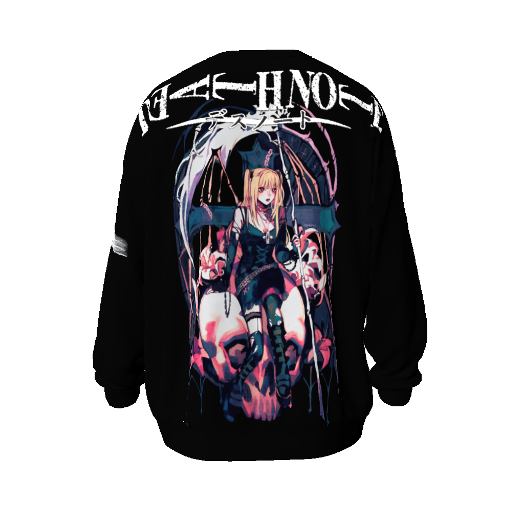 DeathNote Inspired Misa Amane Heavyweight Oversized Sweatshirt