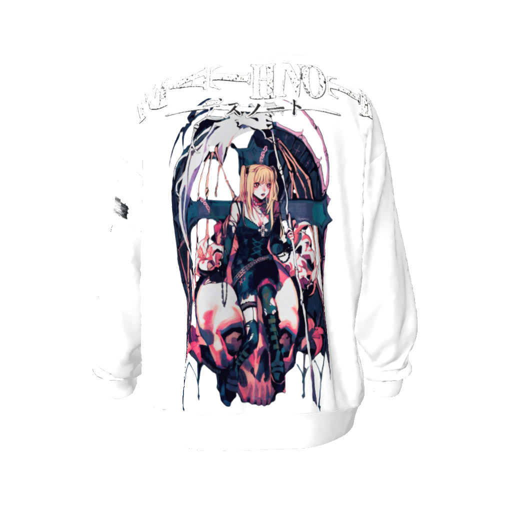 DeathNote Inspired Misa Amane Heavyweight Oversized Sweatshirt