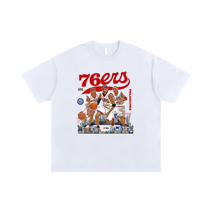 Z- SOLD OUT Allen Iverson Throwback 76ers T-Shirt