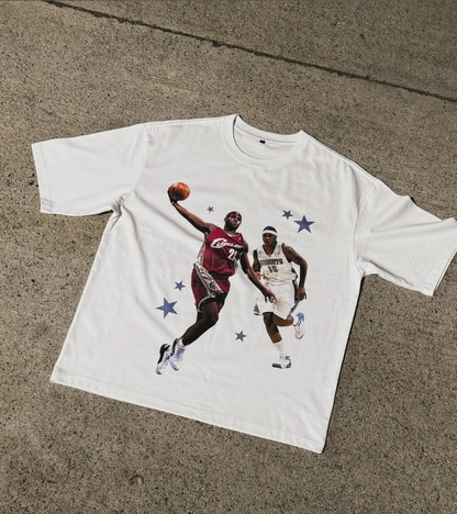 z- SOLD OUT Lebron James & Carmelo Anthony All star Graphic T