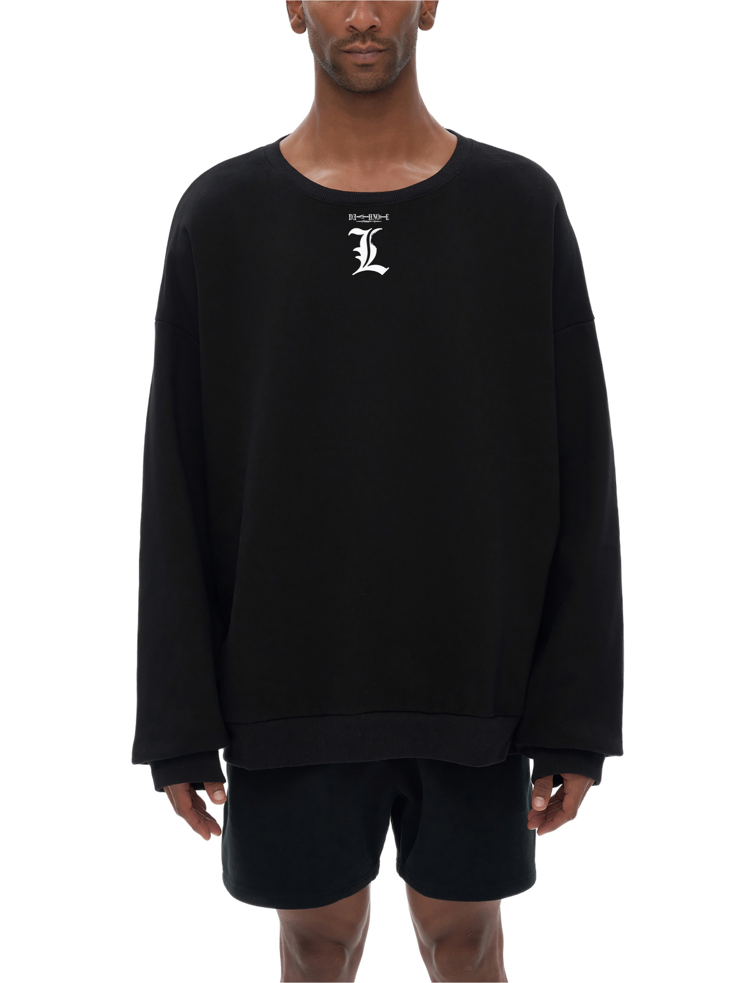 DeathNote L Streetwear Heavyweight Oversized Sweatshirt