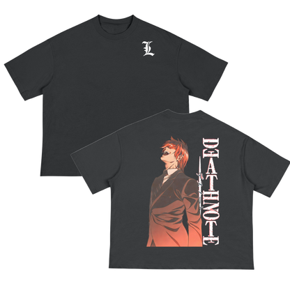 DeathNote Inspired Light Yagami graphic Tee for Death Note Lovers